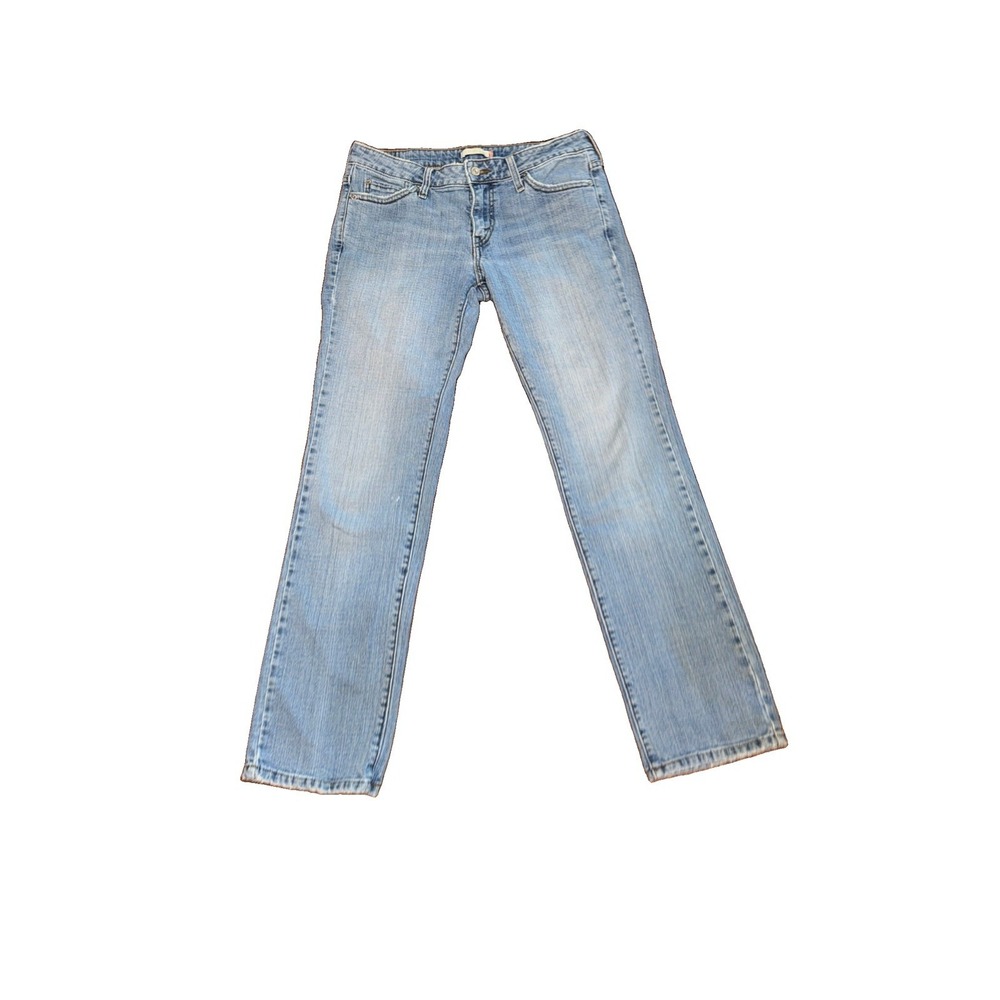 Levis Womens 545 Low Boot Cut Jeans Blue Stretch Medium Wash Denim 10M